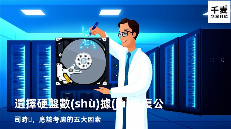 選擇硬盤數(shù)據(jù)恢復公司時，應該考慮的五大因素